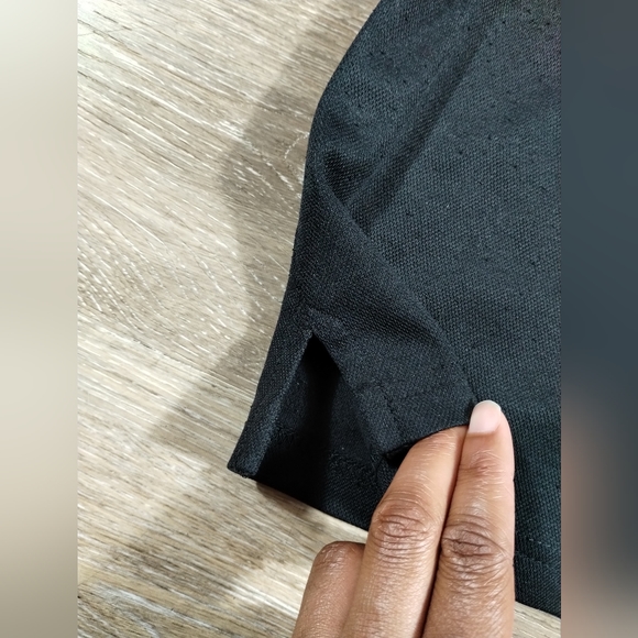 •Stop & shop Portfolio Uniform Polo Shirt Mens n Black  Short Sleeve no size tag - Picture 9 of 16